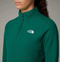 The North Face Women's 100 Glacier 1/4 Zip- Evergreen
