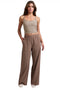 Beyond Yoga Easy Wide Leg Pant- Khaki