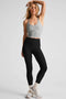 Beyond Yoga Spacedye On The Up Cropped Tank- Silver Mist
