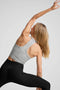 Beyond Yoga Spacedye On The Up Cropped Tank- Silver Mist