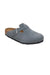 Birkenstock Boston SFB Regular Suede Leather Sandal- Basalt Grey