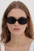 Lu Goldie Valentina Sunglasses- Black