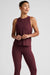 Beyond Yoga Featherweight Rebalance Tank- Midnight Burgundy Heather