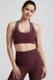 Beyond Yoga Spacedye Ready Bra- Midnight Burgundy Heather