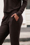 Beyond Yoga Spacedye Midi Jogger- Dark Choc Heather