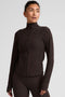 Beyond Yoga Spacedye Trails Active Jacket- Dark Choc Heather