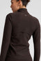 Beyond Yoga Spacedye Trails Active Jacket- Dark Choc Heather