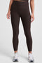 Beyond Yoga Spacedye Caught In The Midi HW Legging- Dark Choc Heather