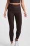Beyond Yoga Spacedye Caught In The Midi HW Legging- Dark Choc Heather