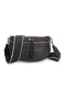 Hi Ho Silver Stud Bag Black/ Gunmetal- Black Strap