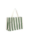 Sunny Life Carryall Beach Bag- Olive Stripe
