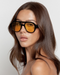 Lu Goldie Ruby 01 Sunglasses- Black & Lemon
