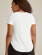Beyond Yoga Featherweight On The Down Low Tee- Cloud White