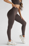 Leelo Active Sculpt FL Legging- Dark Choc