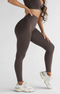 Leelo Active Sculpt Legging- Dark Choc