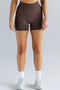 Kikiva Signature Bike Short- Mocha Brown
