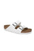 Birkenstock Arizona Birko Flor Regular Sandal- White