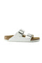 Birkenstock Arizona Birko Flor Regular Sandal- White