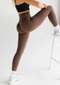 Kikiva Signature Legging- Mocha Brown