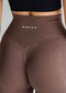 Kikiva Signature Legging- Mocha Brown