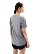 PE Nation Crossover Marle Air Form Tee- Grey Marle