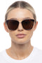 Le Specs Caliente Sunglasses- Tort/ Rose Gold