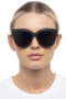 Le Specs Liar Liar Sunglasses- Black Rubber