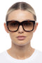 Le Specs Tradeoff Sunglasses- Dark Tort