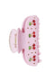 Emi Jay Sweetheart Hair Clip- Pink Cherry