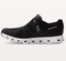 On Running Cloud 5 Women's Sneaker- Black/ White