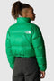 The North Face Women's Nuptse Short Jacket- Optic Emerald