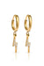 EVER Jewellery Sprint Huggie Earrings- Gold