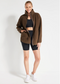 Nimble Rain or Shine Sherpa Jacket II- Moss Brown