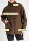 Nimble Rain or Shine Sherpa Jacket II- Moss Brown