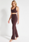 Nimble In Motion Flare Pant- Deep Maroon