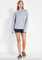 Nimble AM to PM Crew- Blue/ Grey