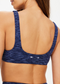 The Upside Mystere Reversible Rory Bra- Denim Marle