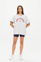 The Upside Ranchero Sammi Tee- Grey Marle