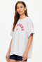 The Upside Ranchero Sammi Tee- Grey Marle