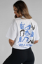 Leelo Active Pilates Collection Tee- White