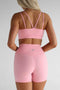 Leelo Active Classic 6" Bike Shorts- Peony