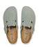 Birkenstock Boston SFB Regular Suede Leather Sandal- Pure Sage