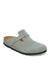 Birkenstock Boston SFB Regular Suede Leather Sandal- Pure Sage