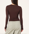 PE Nation Foundation LS Top- Mahogany