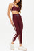 The Upside Trail 25IN Midi Pant- Bordeaux