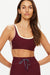 The Upside Trail Harley Scoop Bra- Bordeaux