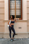 HyperLuxe Soma Sports Bra- Charcoal