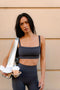 HyperLuxe Soma Sports Bra- Charcoal