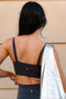 HyperLuxe Soma Sports Bra- Charcoal