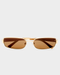 Luv Lou The Ryan Sunglasses- Gold
